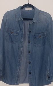 Denim button up